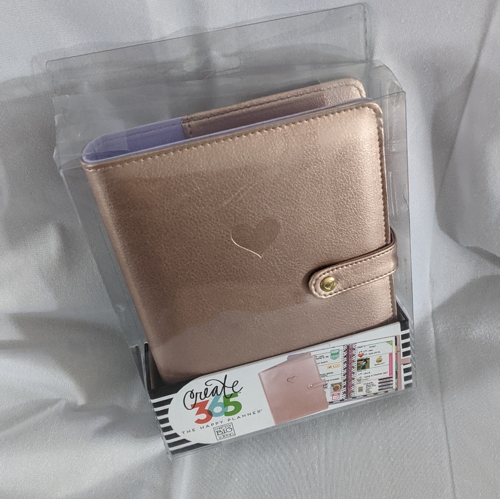 The Happy Planner Deluxe Cover Mini Rose Gold